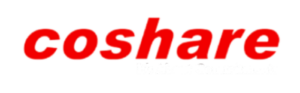 coshare logo white tagline